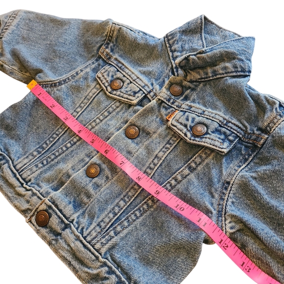 Vintage Levi’s 12M Baby Denim Trucker Jacket | Made in USA | 1994 - Picture 9 of 10